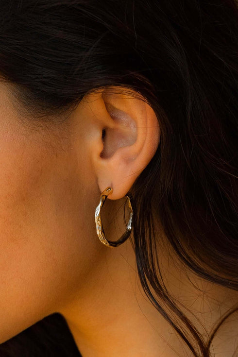 HAZEL HOOPS GOLD